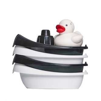 4 lodičky s kačenkou černobílé