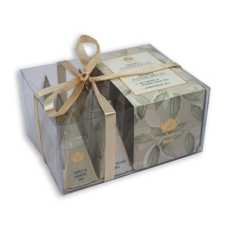 Sada dárkových čajů - set černých a zelených čajů, 12 ks, 4 příchutě