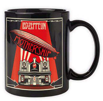 Černý keramický hrnek Led Zeppelin: Mothership (objem 315 ml)