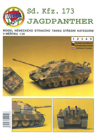 Sd. Kfz. 173 JAGDPANTHER/papírový model