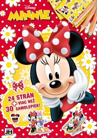 24 strán + viac než 30 samolepiek! Minnie