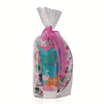 ACCENTRA Dárková sada tělové péče s kosmetickými taštičkami Tropica woman