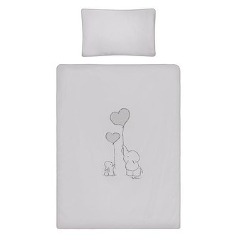 3-dílné ložní povlečení Belisima Amigo 90/120 šedé