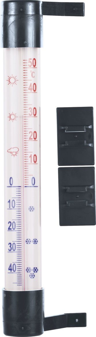 Teploměr venkovní 23x2,6 cm -60°C až 50°C