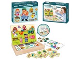Puzzle magnetické - farma, 30 cm