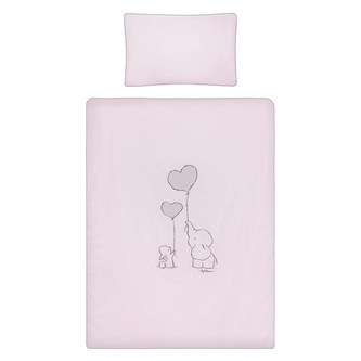 5-dílné ložní povlečení Belisima Amigo 90/120 růžové