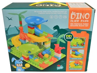 Kostky dinosaurus - skluzavka, 103 ks