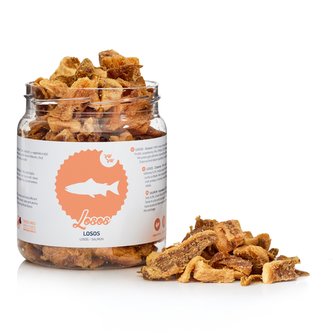 Raw Raw pamlsky mrazem sušené maso z Lososa 110g