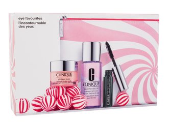 Clinique Eye Favourites řasenka High Impact 3,5 ml + oční krém All About Eyes 15 ml + odličovač Take The Day Off Makeup Remover 50 ml + kosmetická taštička