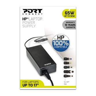 PORT CONNECT HP napájecí adaptér k notebooku 65W (max.90W), 5x HP konektor