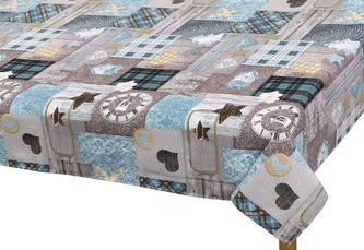 Ubrus  VÁNOCE - vánoční čas - 135x180 cm