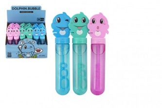 Bublifuk trubice delfín 14cm - 1 kus