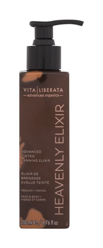 Vita Liberata Heavenly Elixir Samoopalovací přípravek Advanced Tinted Tanning Elixir 200 ml Medium Face & Body pro ženy
