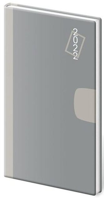 Diář 2022 Vario - Grey, týdenní kapesní