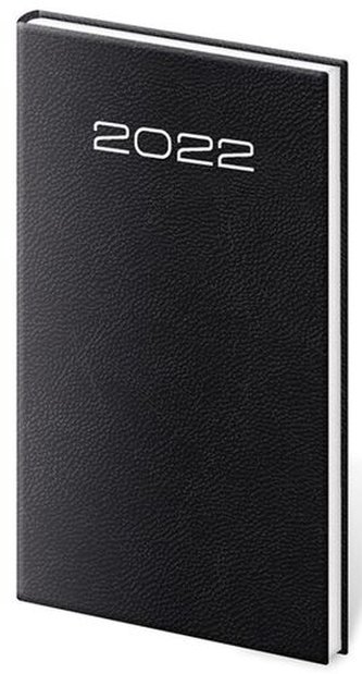 Diář 2022 Old Karachi - černý, týdenní kapesní