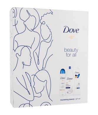 Dove Nourishing Beauty sprchový gel Deeply Nourishing 250 ml + tělové mléko Rich Care 250 ml + antiperspirant Original 150 ml