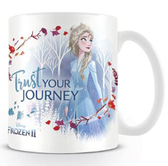 Bílý keramický hrnek Frozen II|Ledové království II: Trust Your Journey (objem 315 ml)
