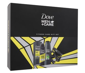 Dove Men + Care antiperspirant Men+Care Sports Active+Fresh 150 ml + sprchový gel Men+Care Sports Active+Fresh 250 ml + šampon Men+Care Fresh Clean 2in1 250 ml + švihadlo