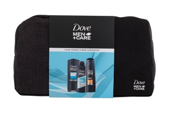 Dove Men + Care sprchový gel Men+Care Clean Comfort 250 ml + antiperspirant Men+Care Clean Comfort 150 ml + šampon Men+Care Thickening 250 ml + kosmetická taštička