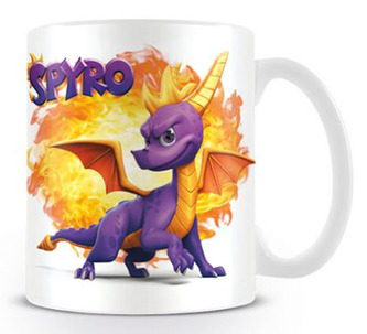 Keramický hrnek PS4|Spyro: Fireball (objem 315 ml) bílý