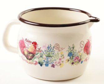 Hrnek s výlevkou KOHOUT 12 cm/1,3 l