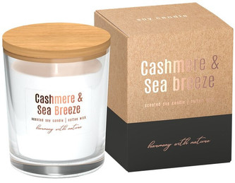 Bispol Sojová NATUR svíčka 130 g cashmere, sea breeze