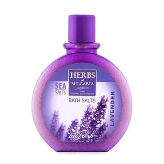 HERBS OF BULGARIA - LAVENDER Mořská koupelová sůl z levandule 360 g
