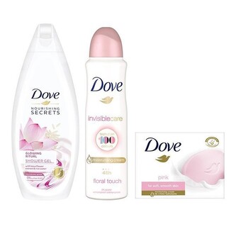 Dove Kosmetická sada tělové péče Glowing Ritual woman