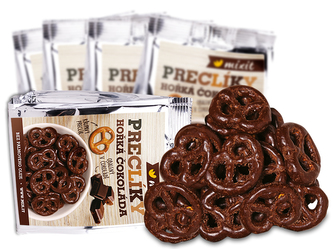 Mixit Preclíky do kapsy - Hořká čokoláda 70 g Mixit Preclíky do kapsy - Hořká čokoláda 70 g