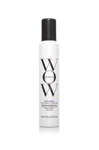 Color Wow Stylingová tónovací pěna pro blond vlasy Color Control (Purple Toning + Styling Foam) 200 ml woman