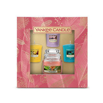 Yankee Candle Dárková sada 3 votivních svíček a 1 svíčky malé The Last Paradise unisex