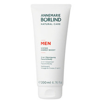 ANNEMARIE BORLIND Pleťový a tělový čisticí gel 2v1 MEN System Energy Boost (2-in1 Cleanser Face & Body) 200 ml man