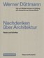 Nachdenken über Architektur