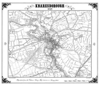Knaresborough 1849 Map