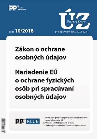 Úplne znenia zákonov 10-2018