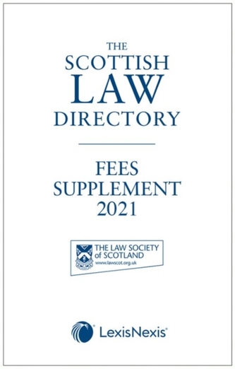 SCOTTISH LAW DIRECTORY THE WHITE BOOK FE