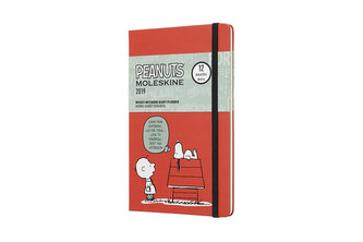 Moleskine: Snoopy plánovací zápisník 2019 L