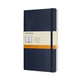 Moleskine: Zápisník měkký linkovaný modrý L