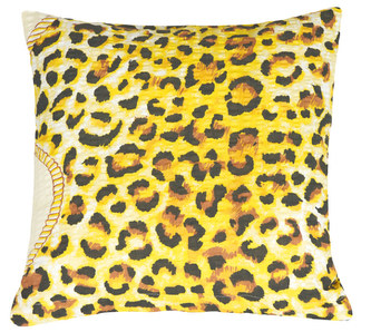 Povláček krepový - leopardí vzor - 40x40cm