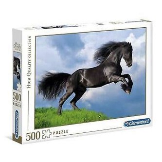 Clementoni Puzzle - Černý kůň 500 dílků
