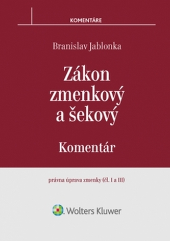 Zákon zmenkový a šekový