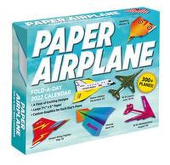 Paper Airplane Fold-a-Day - Papierflieger-Faltvorlage für jeden Tag 2022