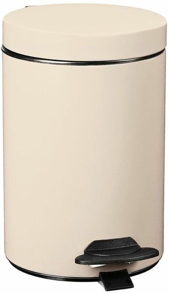 Koš s pedálem 3 l ocel slonová kost Rossignol