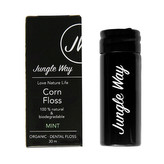 Jungle Way Zubní nit z kukuřičného vlákna s černým skleněným pouzdrem