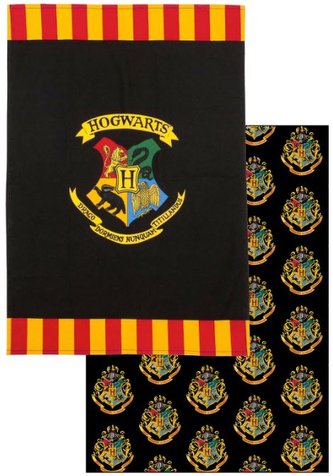 Set 2 kusů malých ručníků Harry Potter: Bradavice (36 x 19 cm)