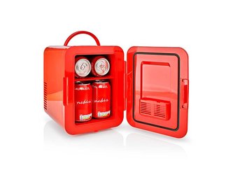 Mini lednička NEDIS KAFR120CRD RED přenosná