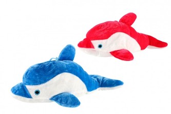 Delfín plyš 30cm 2 barvy 0m+