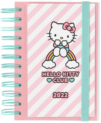 Plánovací denní diář 2022 Hello Kitty: Club (11,4 x 16 cm)
