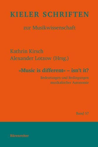 \"Music is different\" - isn´t it?