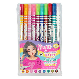 Magické fixy Top Model, 9x barevný fix, 1 magic fix